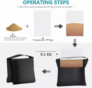 Sandbags weights for studio lighting