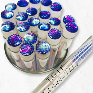 Gem Lash Tube Wands- Assorted 50pk