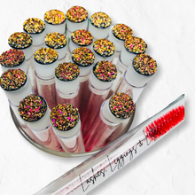 Load image into Gallery viewer, Gem Lash Tube Wands- Assorted 50pk
